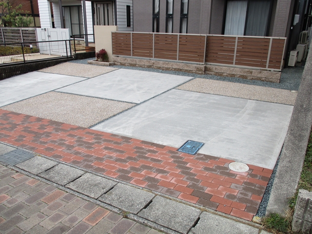 ベース・ワイ外構工事事例1